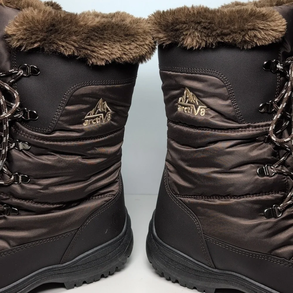 Arctiv8 Alaska 2 thinsulate brown winter boots womans size 10 EU 42
